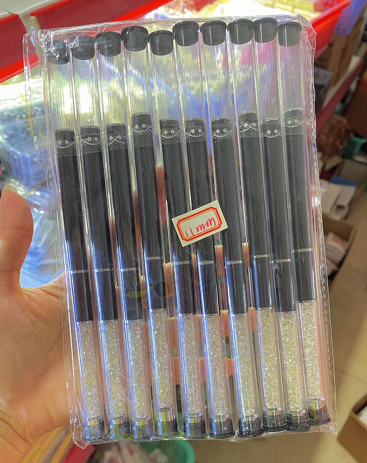 Cọ râu cán đá loại xịn - Mini Nails