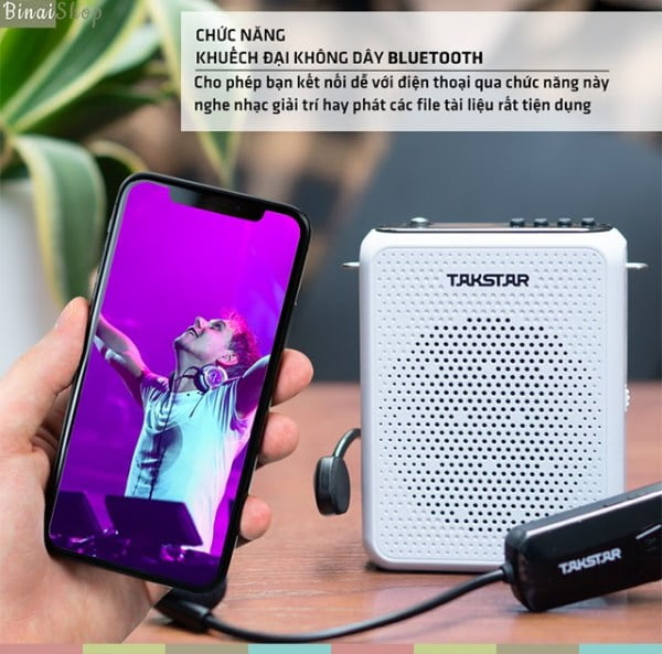 Loa trợ giảng không dây UHF Takstar E300W