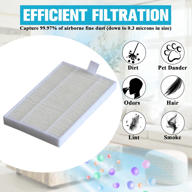 10PCS for C30B Robot 800T 820S Robot Vacuum Cleaner Replacement HEPA Filter