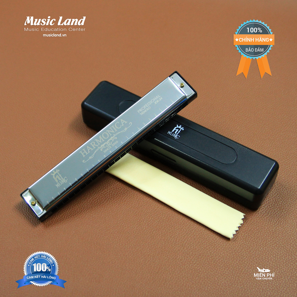 Kèn Harmonica HT-24C – Chính Hãng