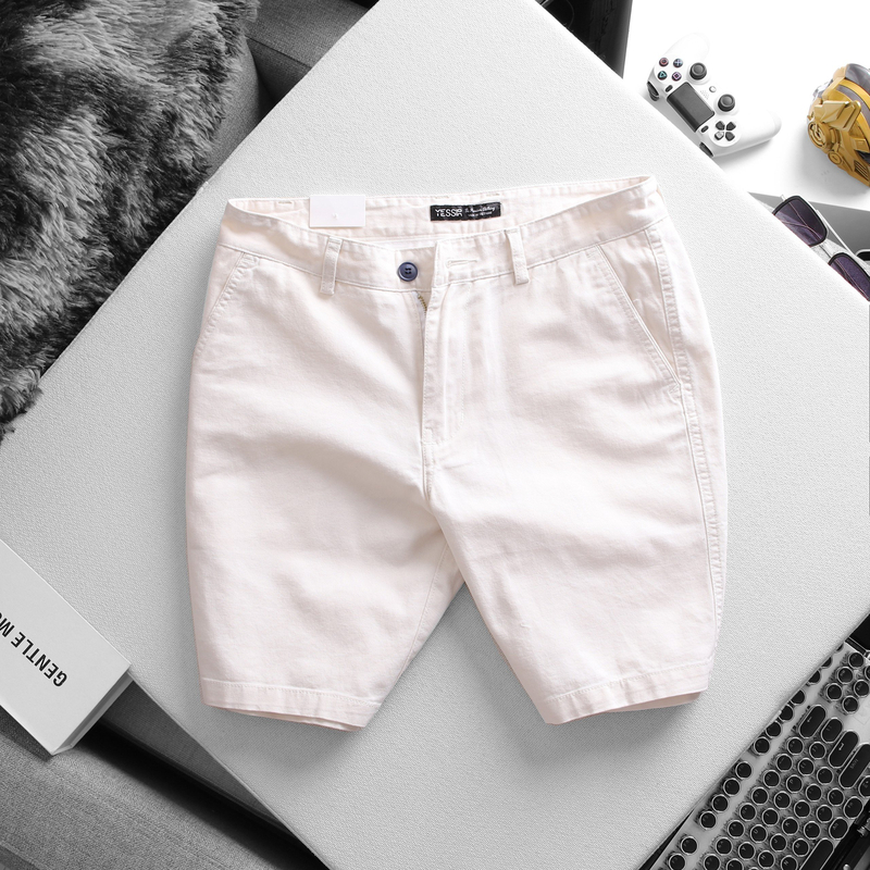 Quần short nam kaki rurumen quần đùi nam vnxk đen, xám, kem