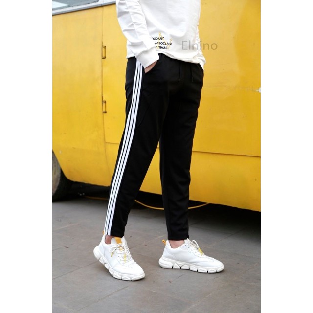 Quần Jogger Nam Nữ Trơn Basic Thun Poly Phong Cách Thể Dục Thể Thao