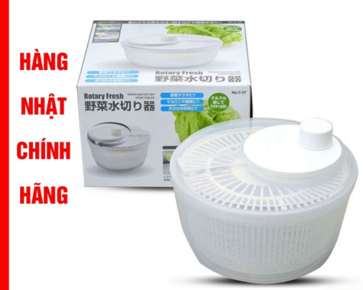 Rổ quay rau Rotary NỘI ĐỊA NHẬT BẢN