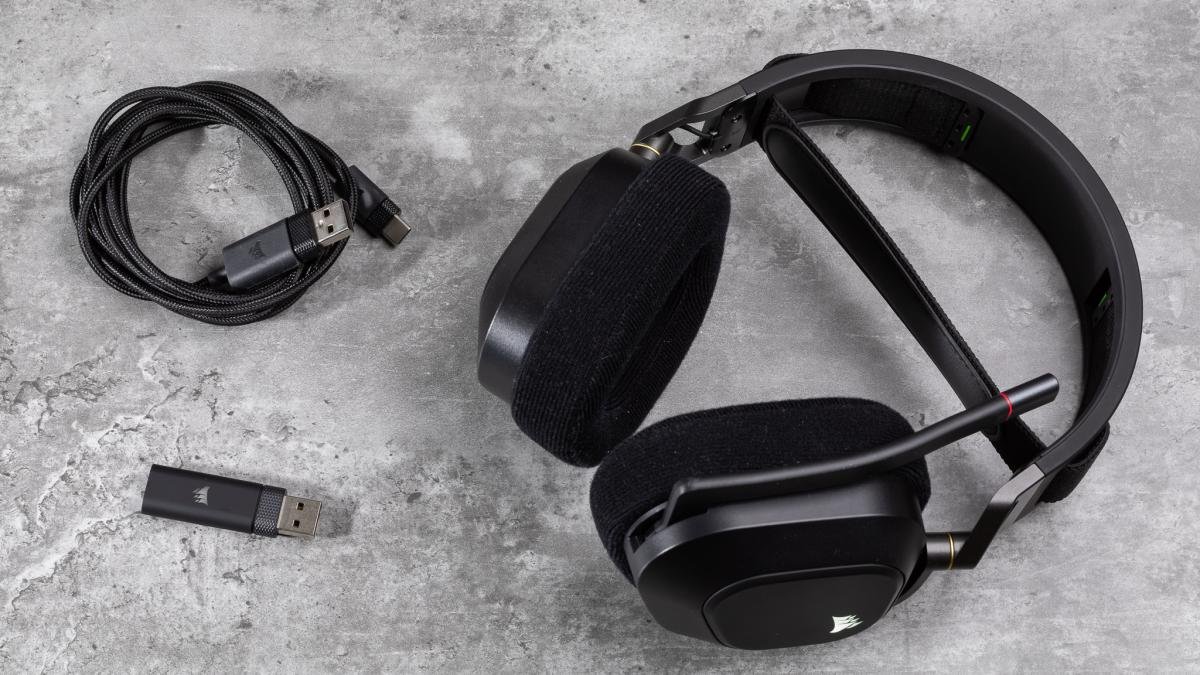 Tai nghe Corsair HS80 RGB Wireless (Hàng chính hãng, bảo hành 12 tháng)