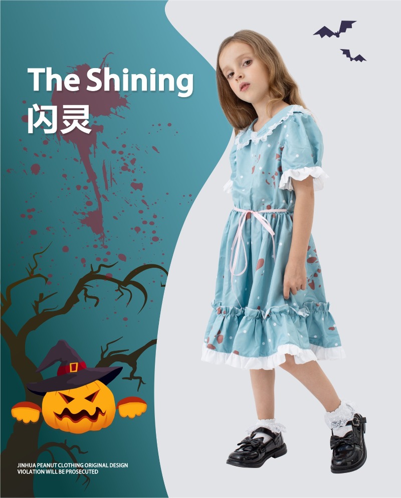 Poboola Shining Twins Kostüm – Grady Twins Halloween-Kleid Für Mädchen & Frauen, Lolita-Stil