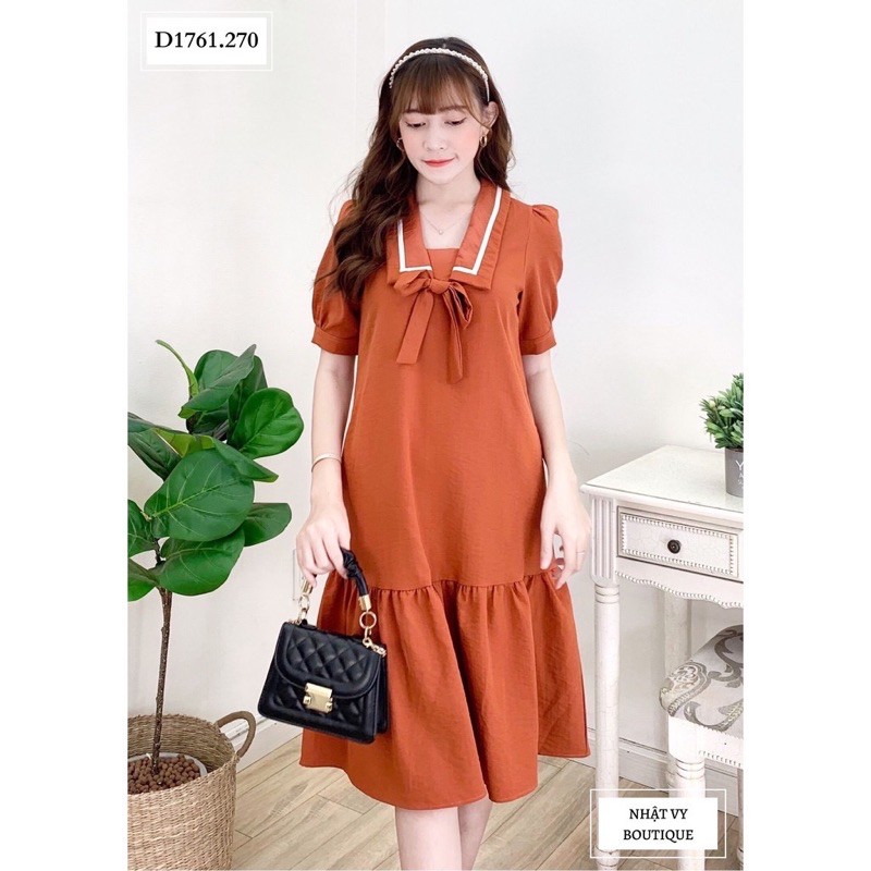 Đầm bầu công sở suông thời trang