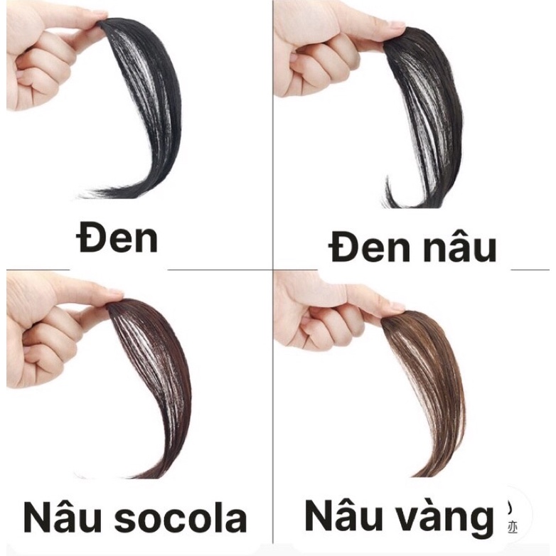 Tóc mái giả layer, kẹp phồng 2 bên phong cách hàn quốc giống tóc thật blink hair