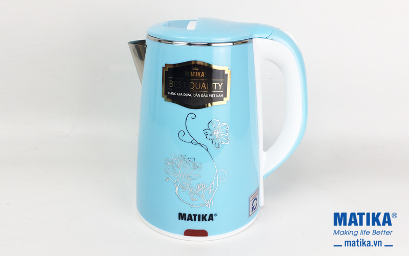 ẤM ĐUN NƯỚC SIÊU TỐC 2 LỚP MATIKA MTK-20 2.0 LÍT