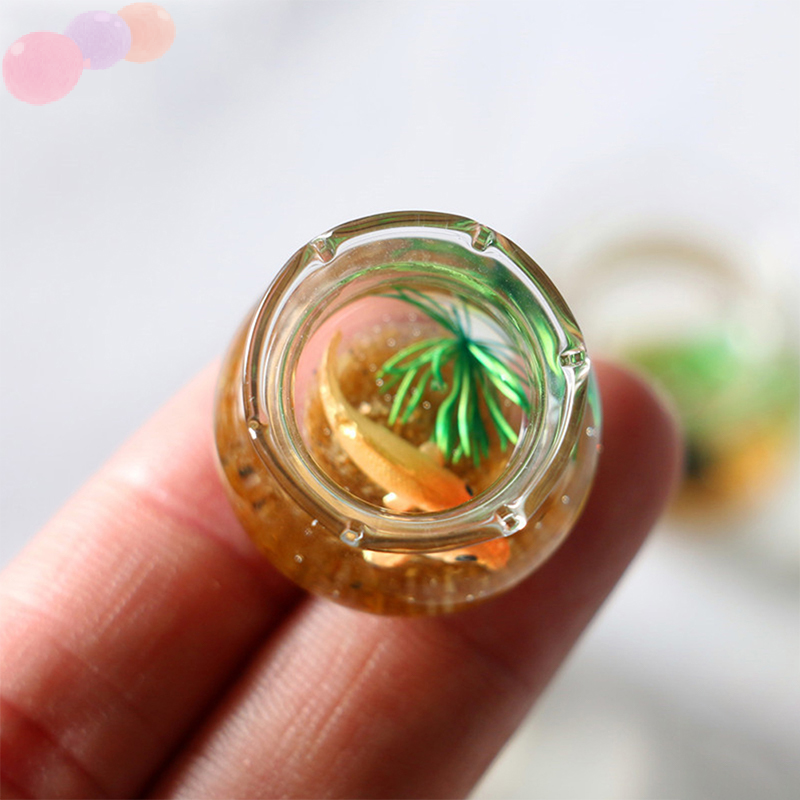 WXGRM Nhà búp bê bể cá thủy tinh thu nhỏ bể cá bể cá Nhà búp bê trang trí nhà cửa