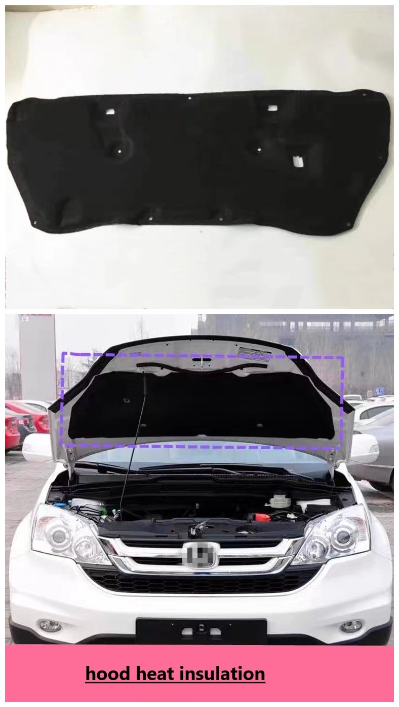Engine Hood Insulation Cotton Cover car hood heat insulation for honda