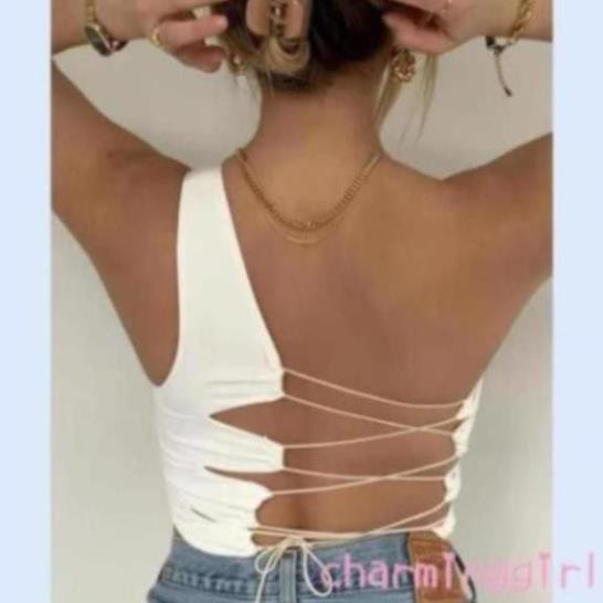 Áo Nữ Không Tay Phối Ren Thời Trang