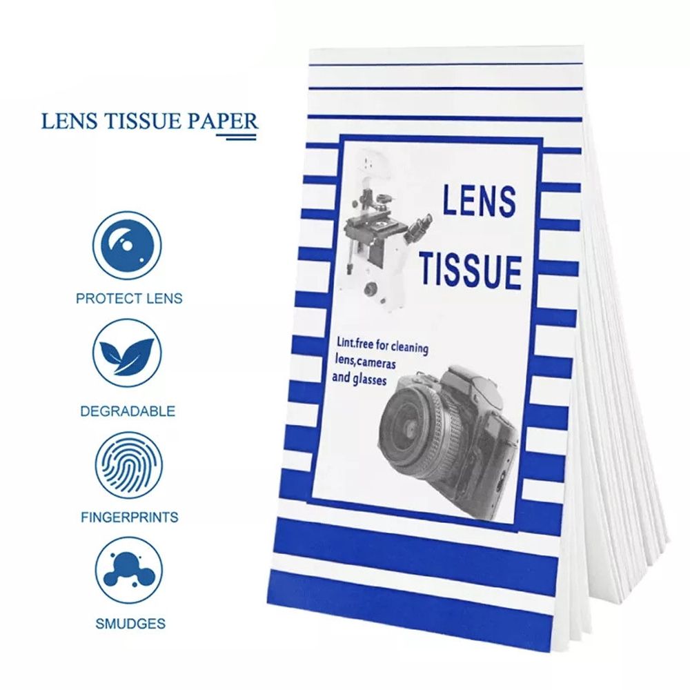 DFVDS Cleaning Tool Digital Camera White Dust-free Camera Cleaning Kit For Screen Camera Lens Tissue Wipes Booklet Camera Filter Tissue Lens Cleaning Paper