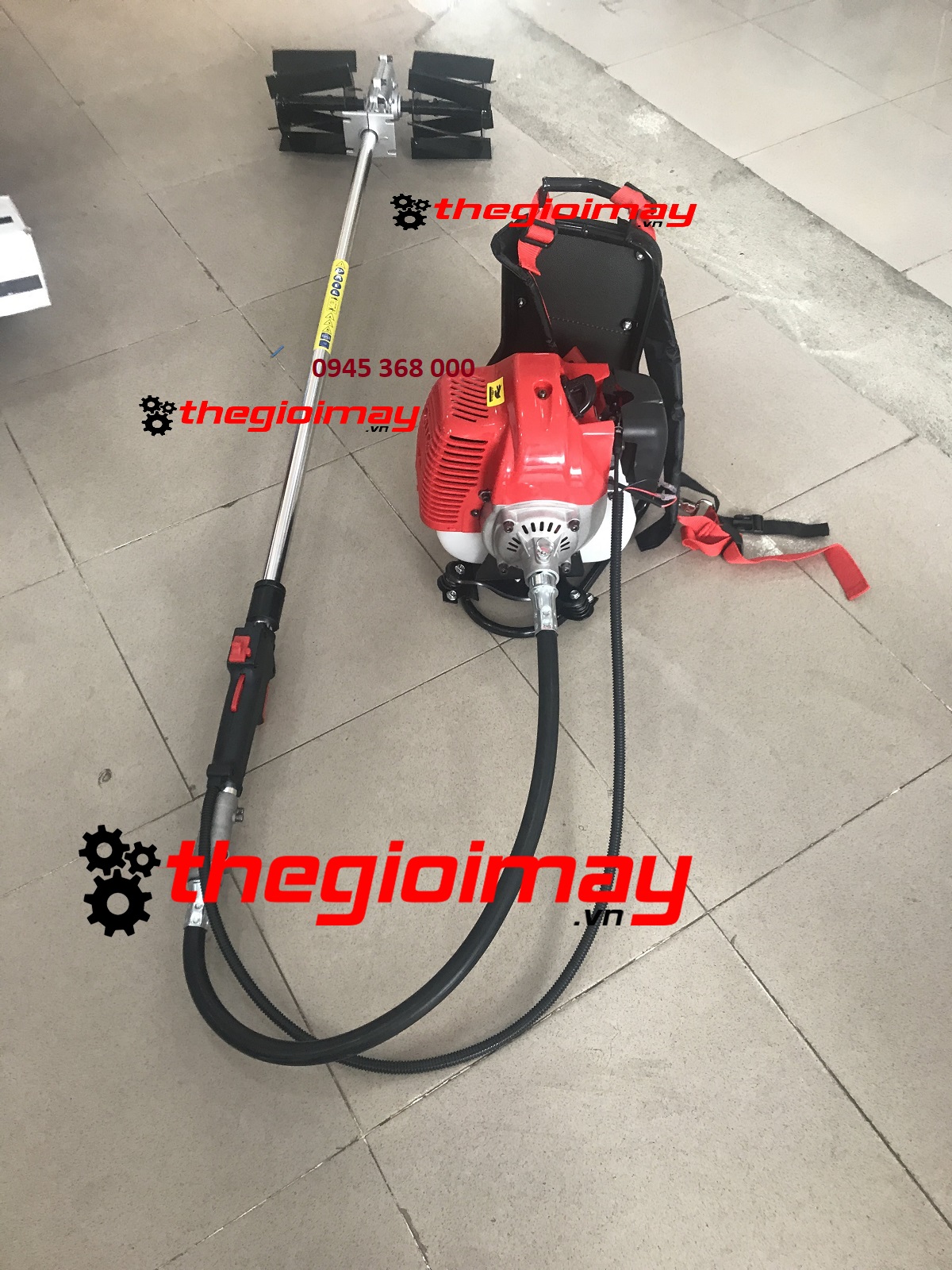 [HCM][Trả góp 0%] Máy xạc cỏ oshima 1E44F