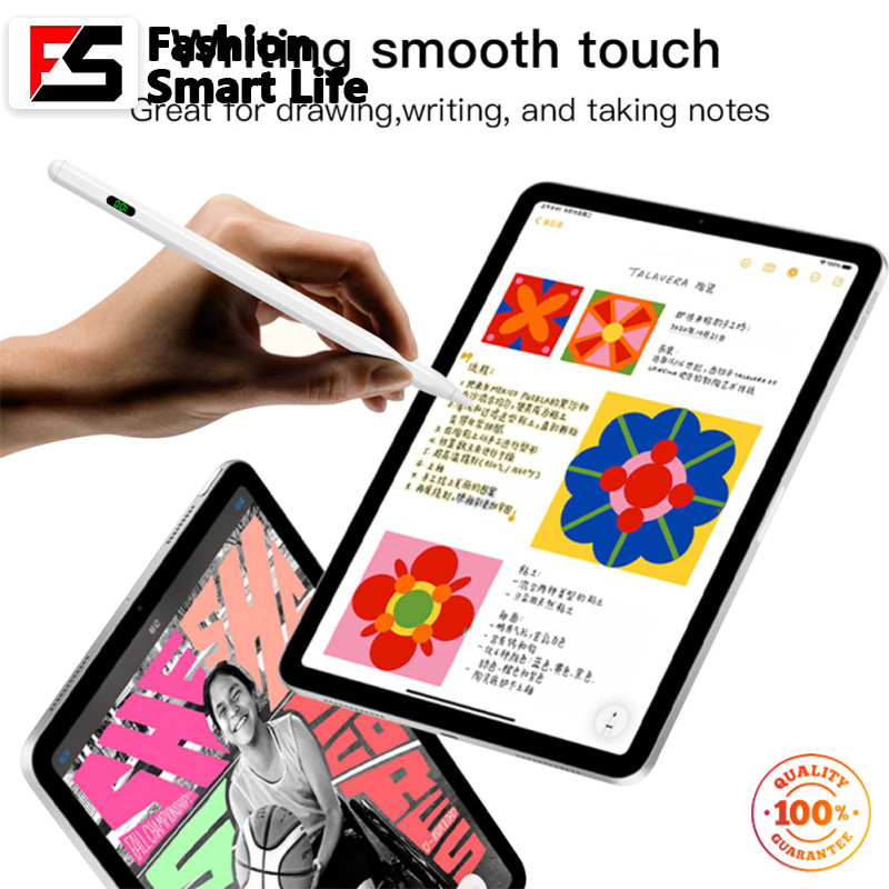 Capacitive Stylus Pen With Digital Power Display Compatible For Ipad Android Tablet PC (2268 Digital Display Universal)