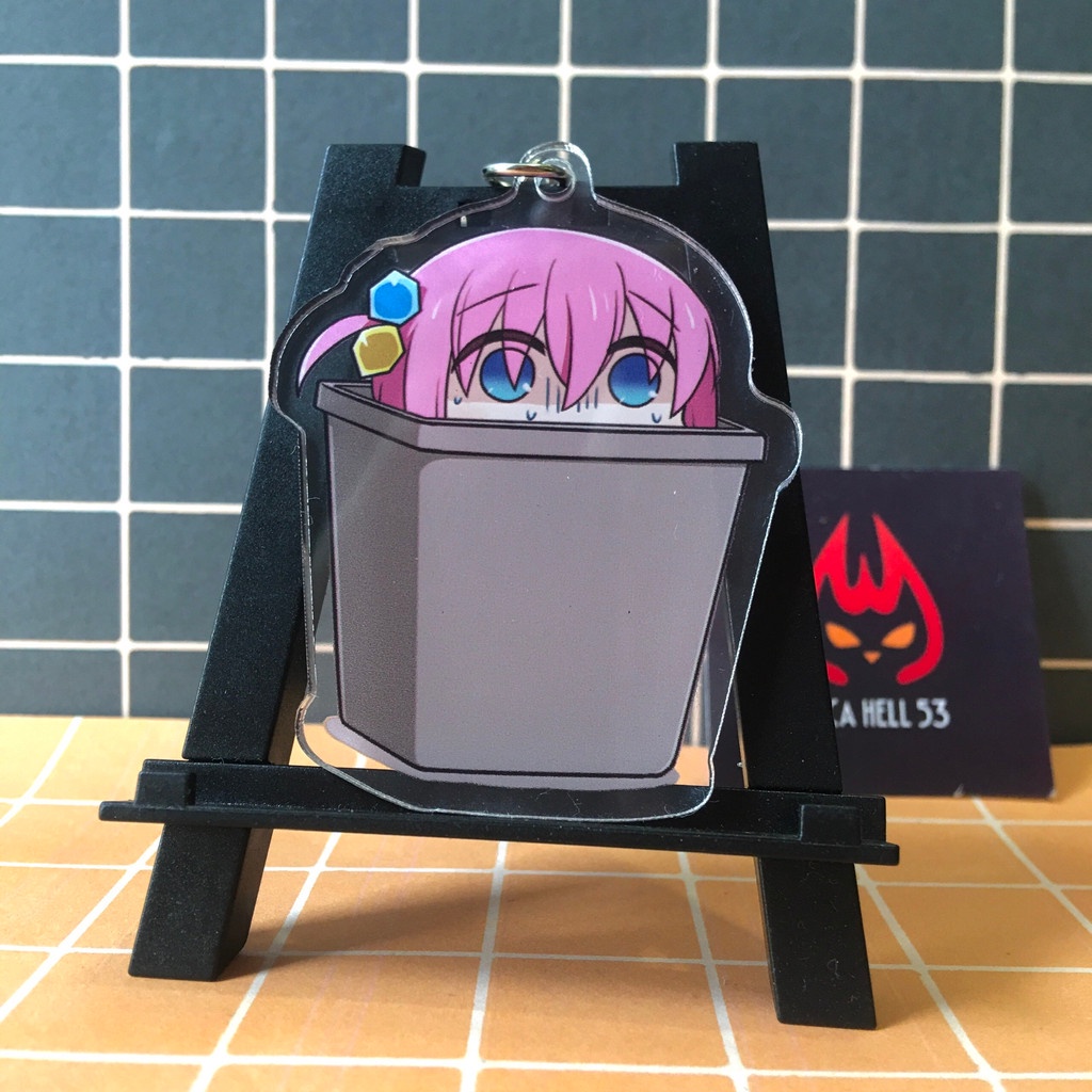 Móc khóa anime bocchi the rock anime manga bochi the rock acrylic biểu cảm kc01