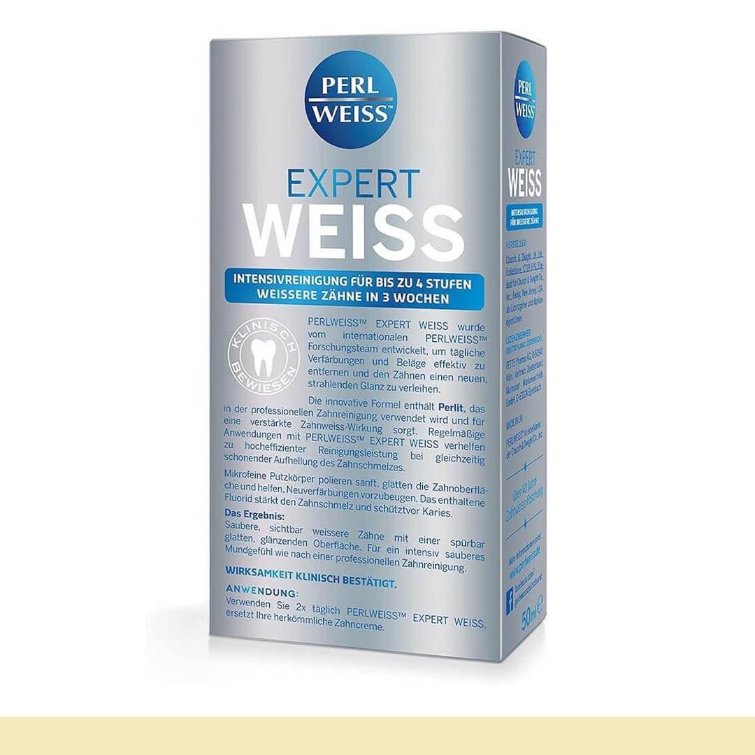 KEM ĐÁNH TRẮNG RĂNG PERL WEISS EXPERT WEISS 50ML