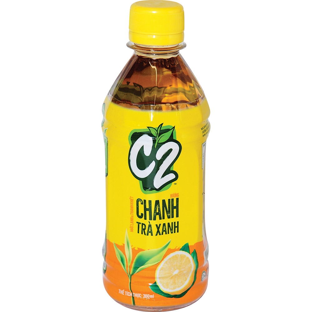 (HOT LIKE) TRÀ XANH C2 HƯƠNG CHANH 360ML