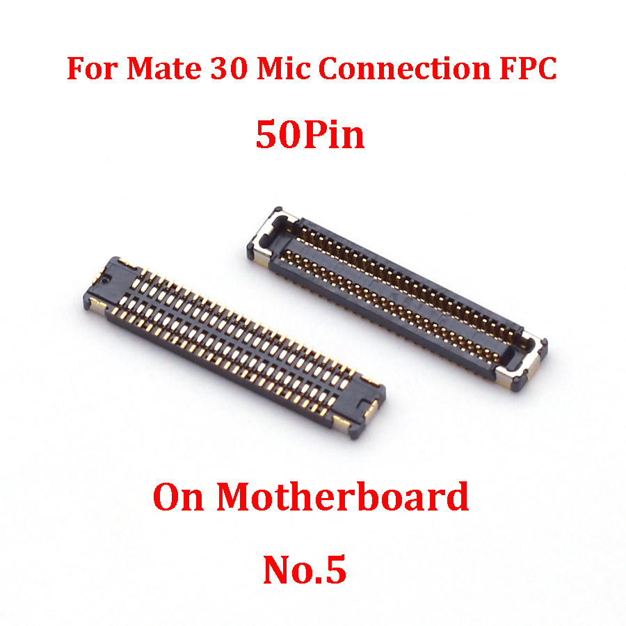 【EcoDealsq】2pcs 50 40 32 Pin LCD Display Screen Flex FPC Connector On ...