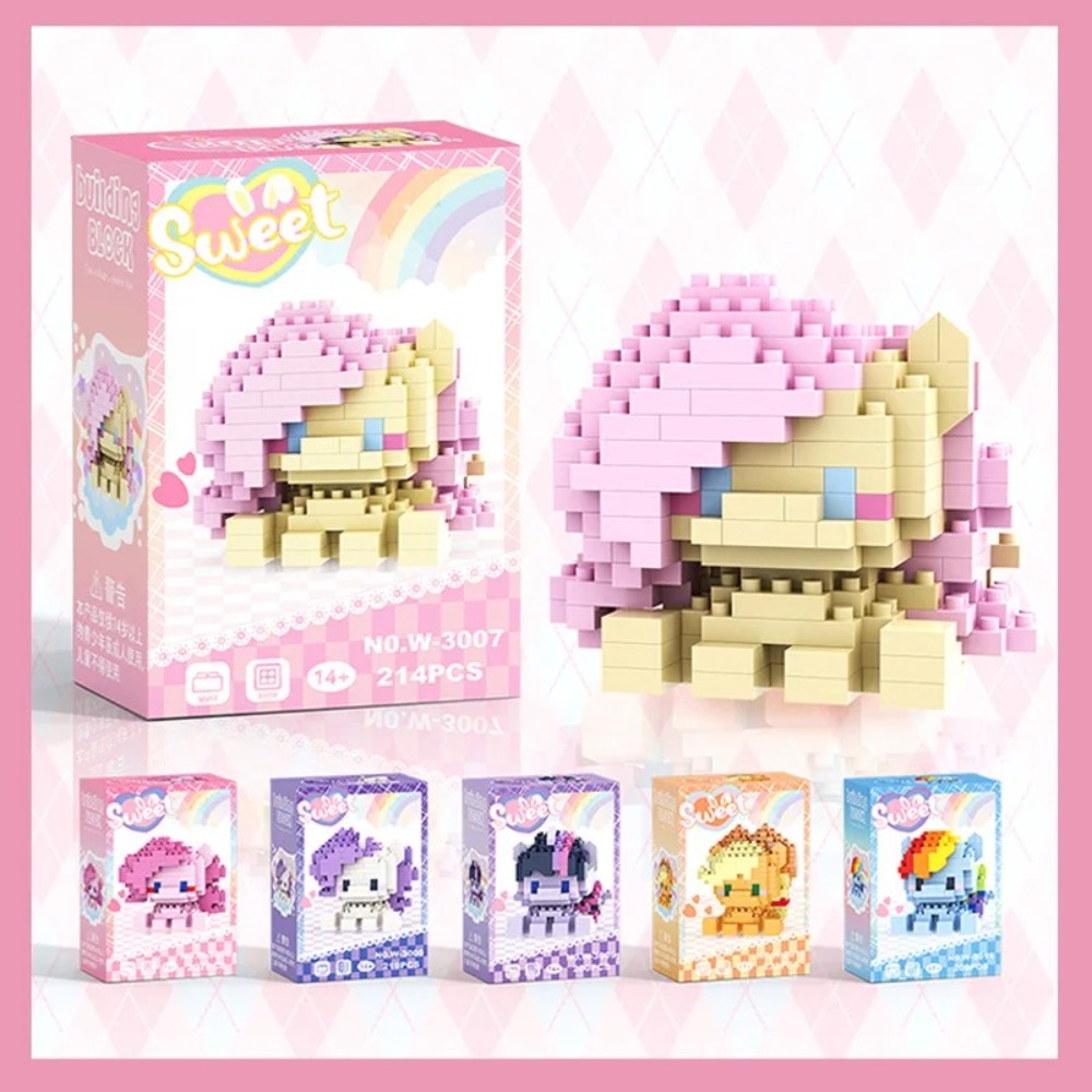 Educational Lega Equestria Little Pony Building Blocks Cartoon Colorful ...