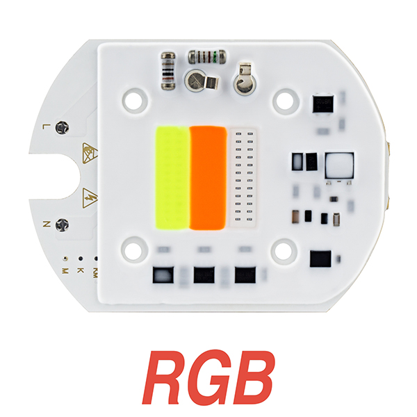 【GlobalTrendz】LED RGB COB Chip Colorful Light 30W 220 230V Smart IC LED ...