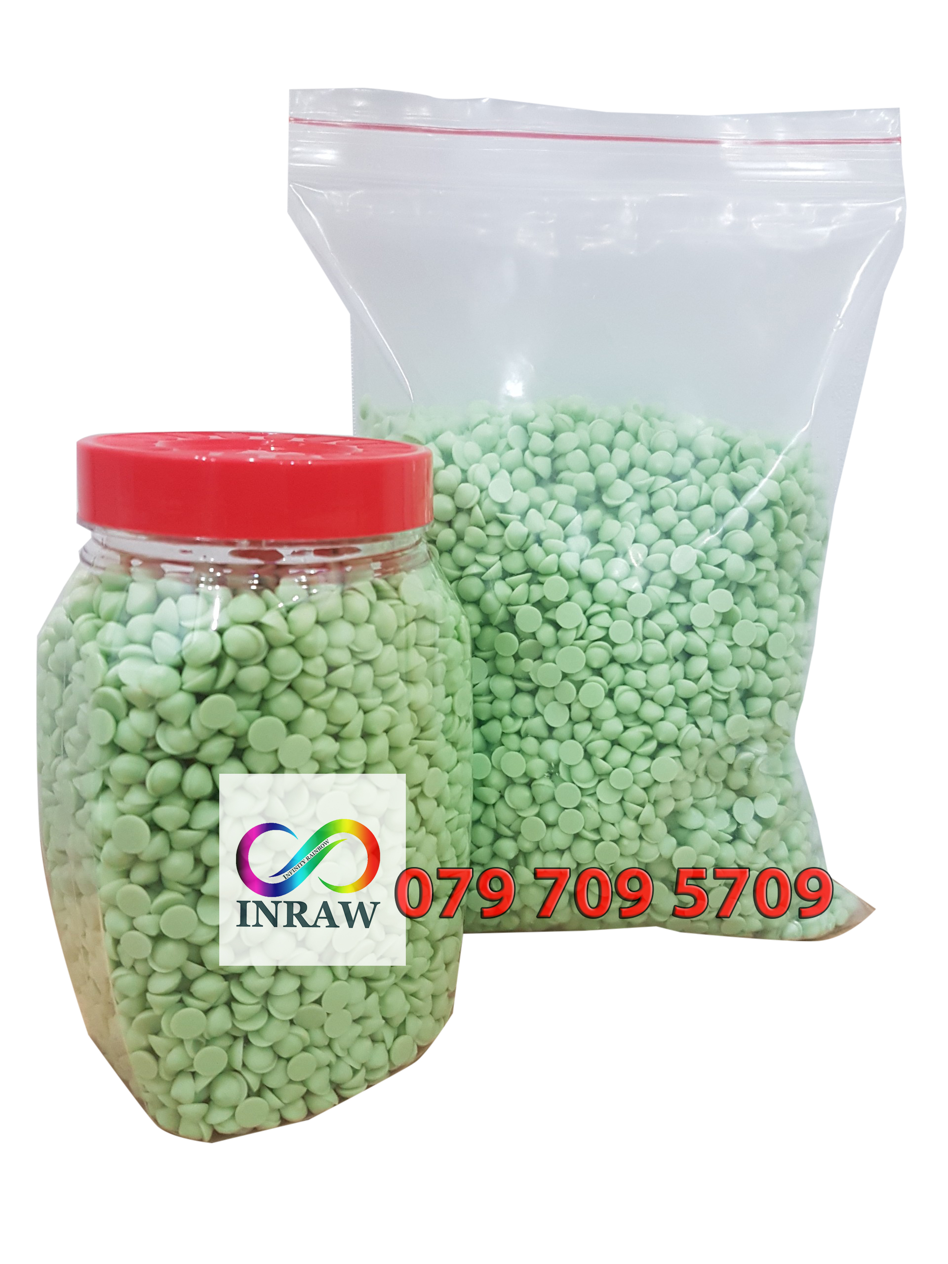 Socola Chip Xanh Bạc Hà loại 1kg / 500gr