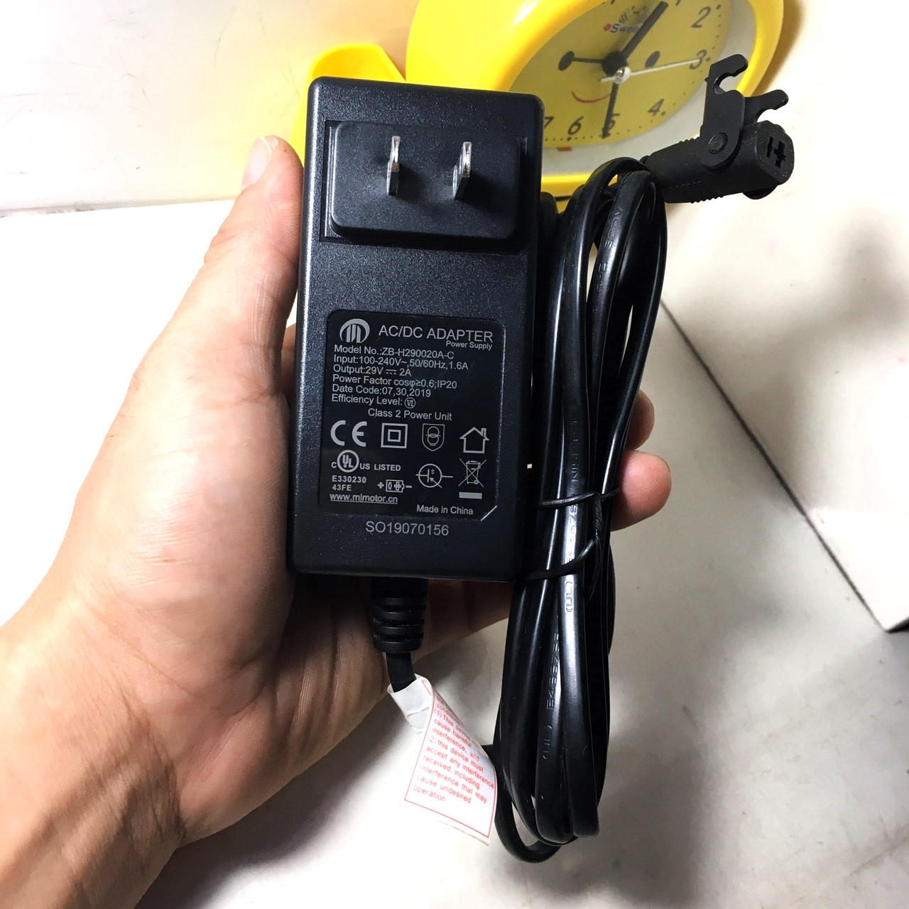 Nguồn 29V 2A DC, nguồn ghế tự động