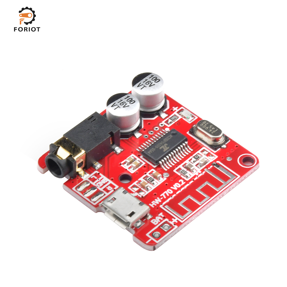 Foriot MP3 Bluetooth Decoder Board Lossless Car Speaker Audio Amplifier Board Modified Bluetooth 5.0 Circuit Stereo Receiver Module 5V