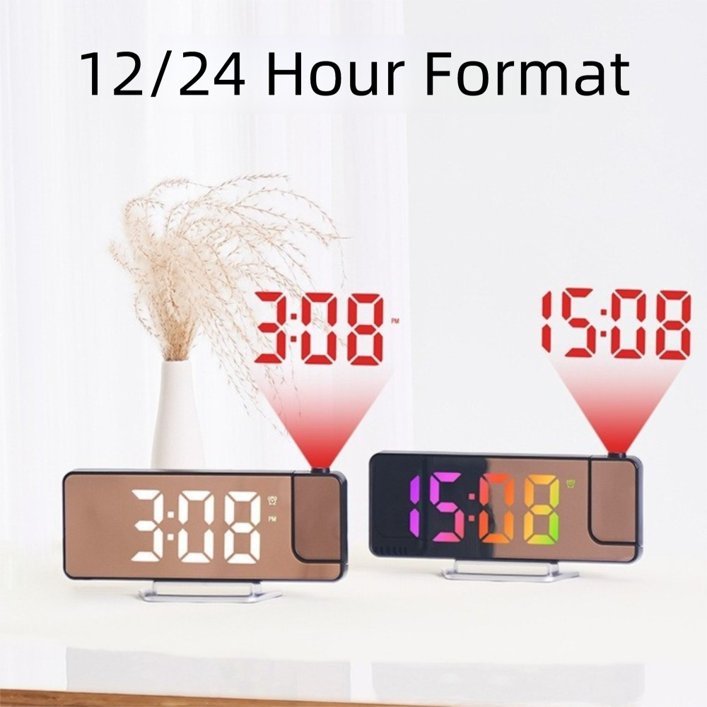 Multi-function Date/Temperature Display Projection Alarm Clock ...