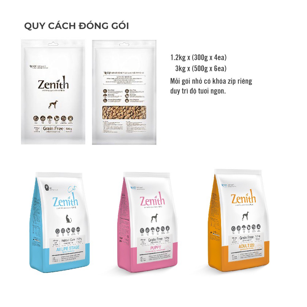 Thức Ăn Hạt Mềm Cho Mèo - Zenith Hairball Control - [Nông Trại Thú Cưng]