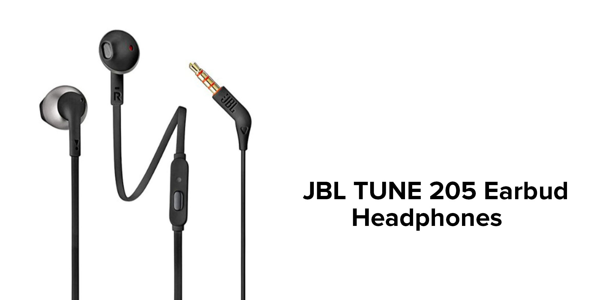 jbl tune 205 wired earphones with mic