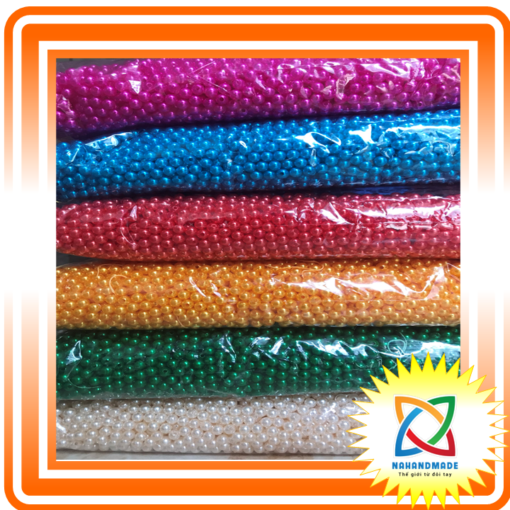 100gr hạt cườm tròn 6mm