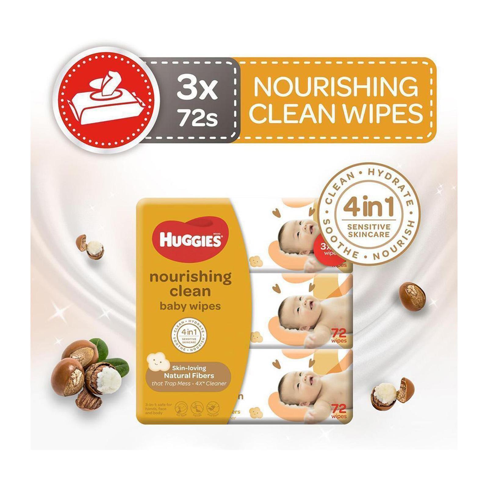 Huggies nourishing sale clean wipes