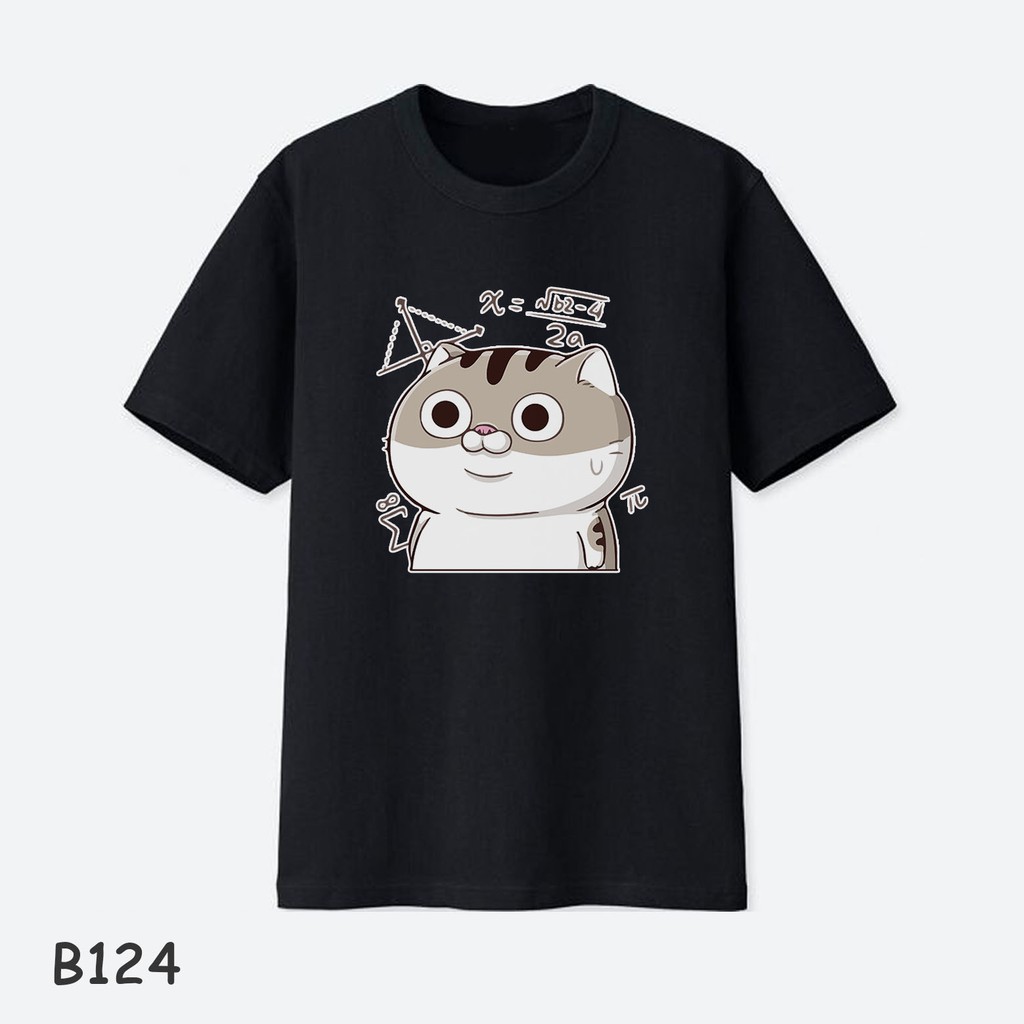 Áo Thun Basic Cotton Tee | Áo Thun Mèo Ami Bụng Bự (Mẫu 120-129)