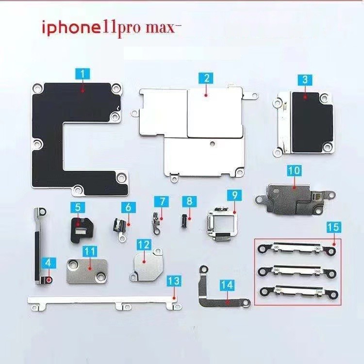 Full bộ nẹp main và màn hình từ iP6G đến 12 Pro Max