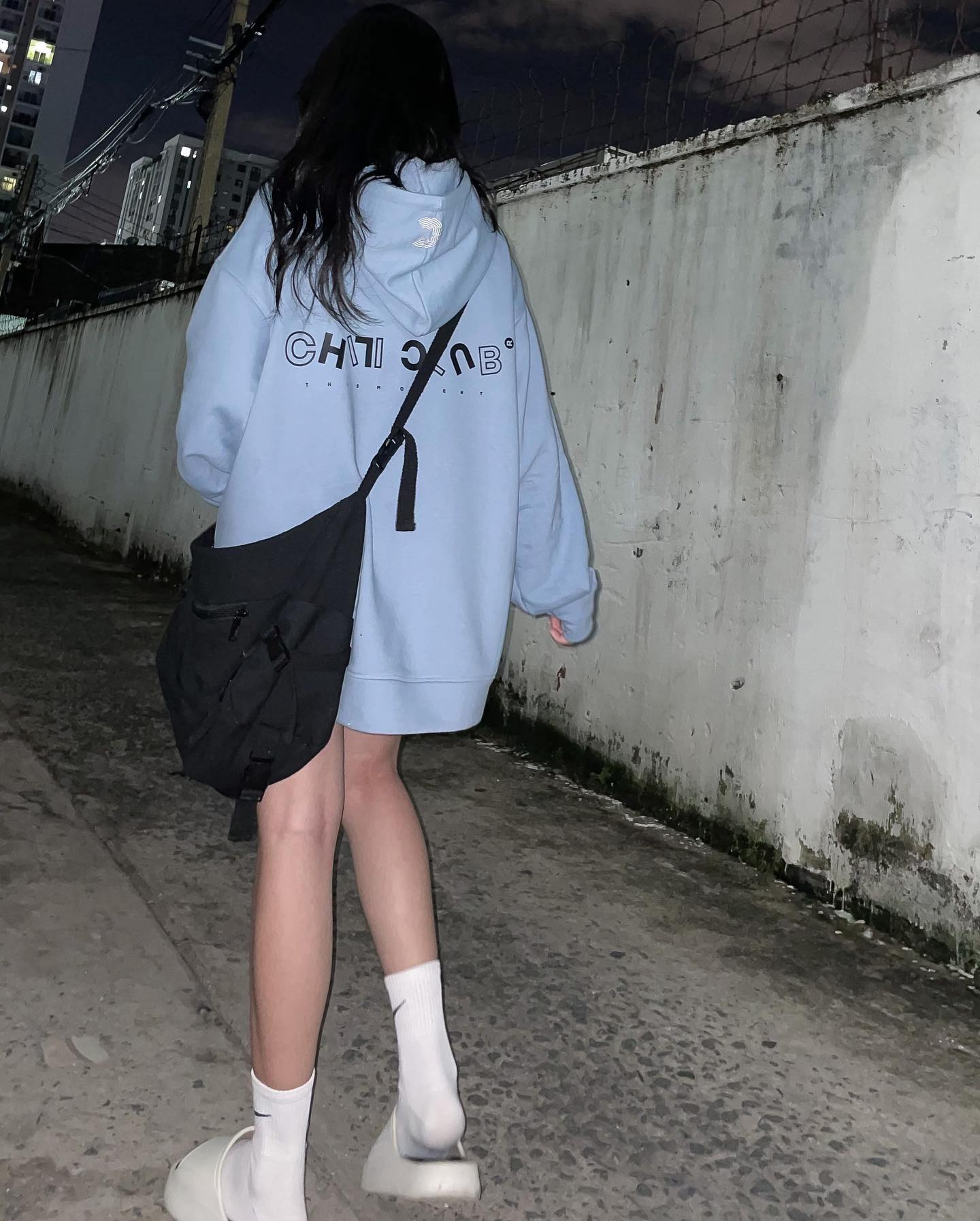 Áo Khoác Hoodie Zip Up CHILICLUB (XANH BIỂN)