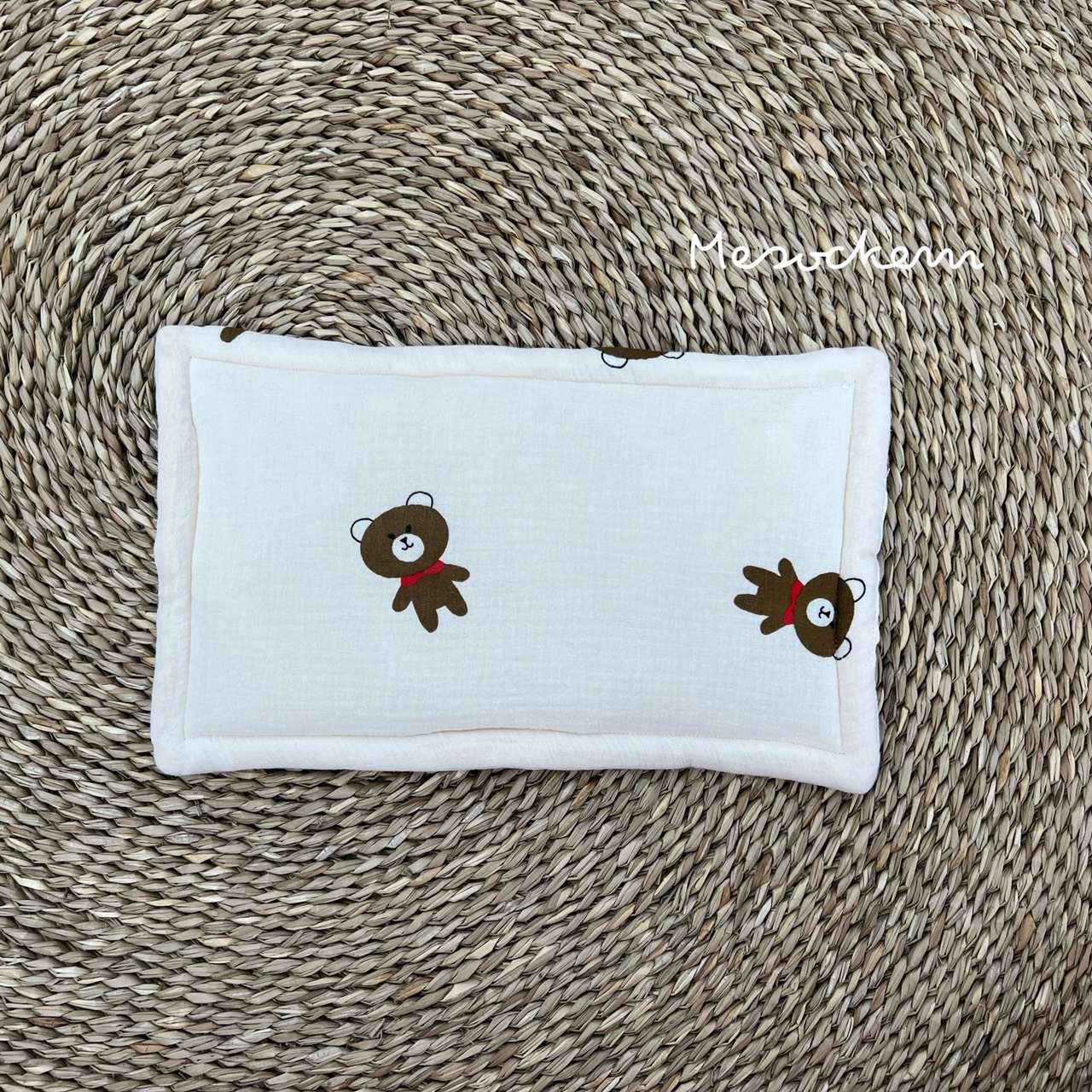 Gối xô muslin mỏng cho bé