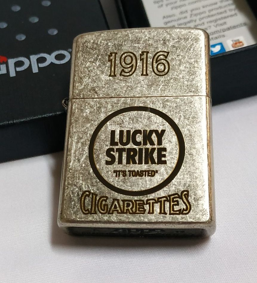 VINTAGE LIGHTERS ZIPPO LUCKY STRIKE | Lazada