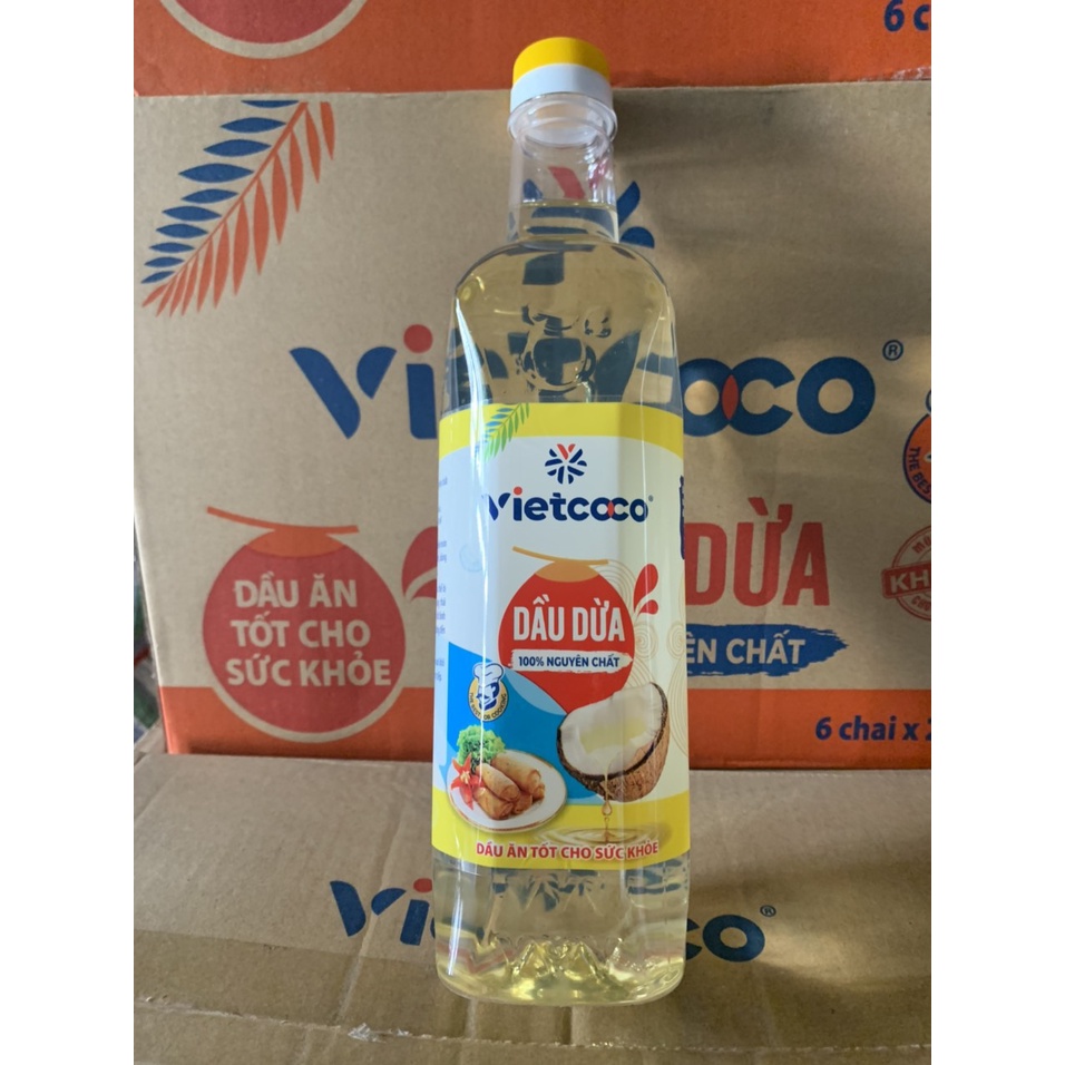 Dầu Dừa Tinh Luyện 1 Lít Thương Hiệu Vietcoco