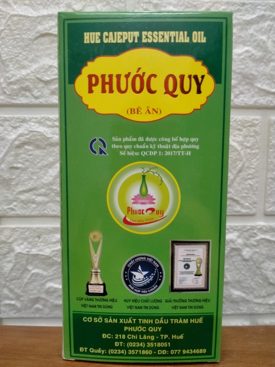 Dầu tràm Phước Quy 85ml , ĐẶC SẢN HUẾ ( chính hãng loại nguyên chất )