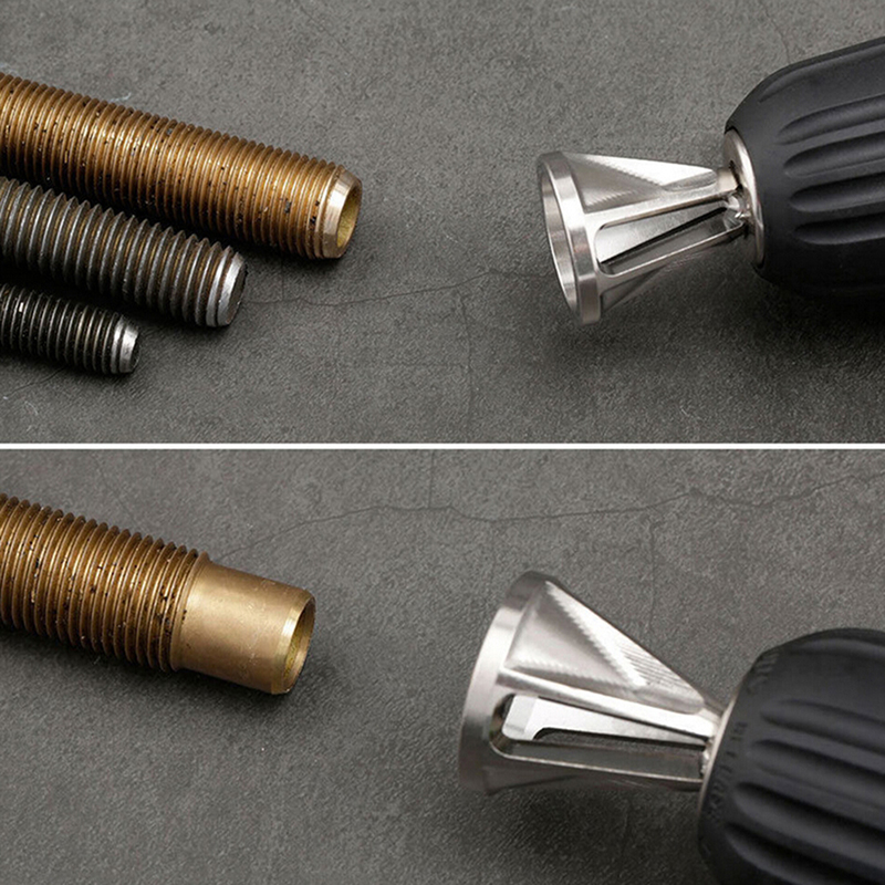 bo deburring external chamfer tool stainless steel remove burr tools drill bit