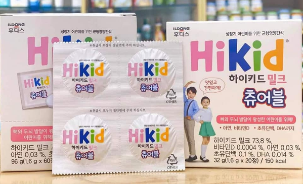 Sữa Hikid Cô Đặc Dạng Viên Cho Bé Của Hàn Quốc