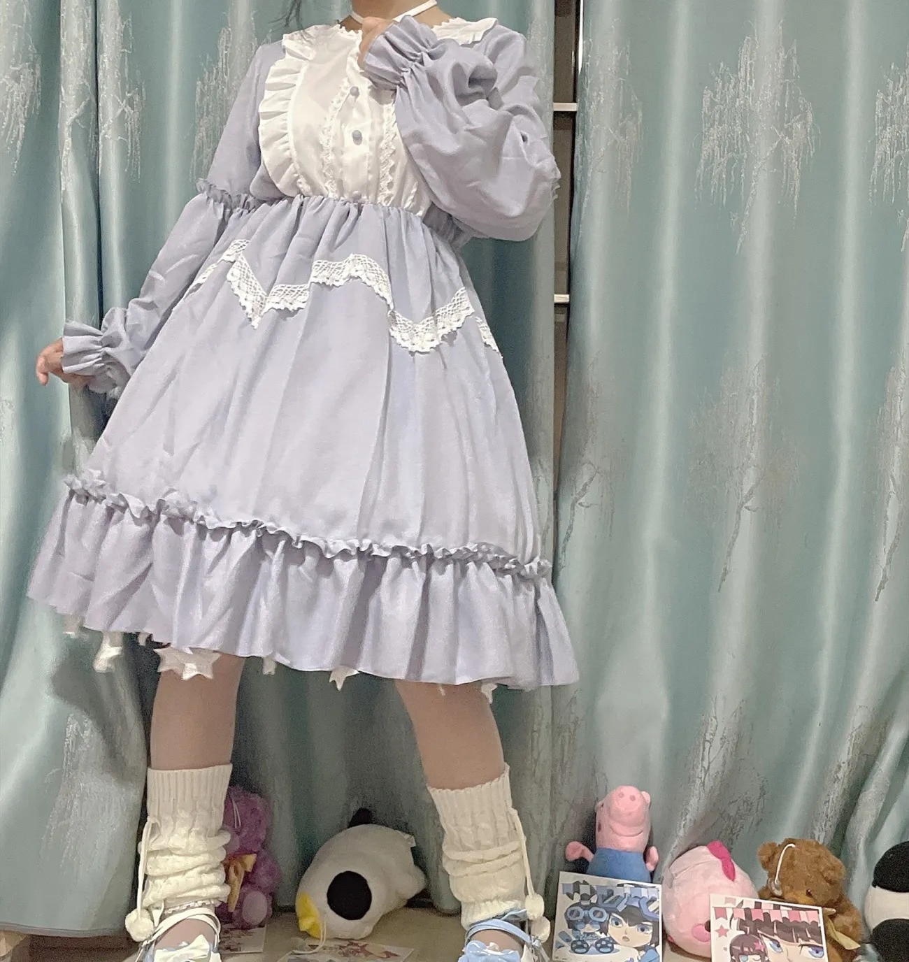 Palace Gorgeous Lolita Dress Escape Princess Flower Wedding Fairy Summer  Tea Party Vintage Dress Kawaii Lolita