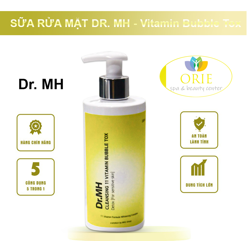SỮA RỬA MẶT DR. MH - 11 VITAMIN BUBBLE DETOX