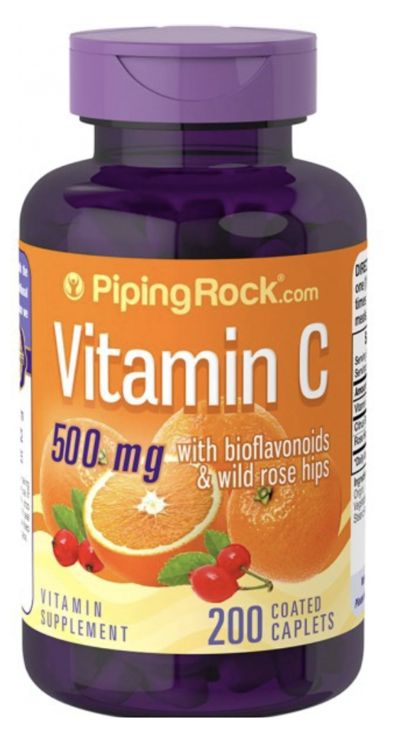 Ready Stocks, Vitamin C 500mg with Bioflavonoids & Wild Rose Hips 100 /