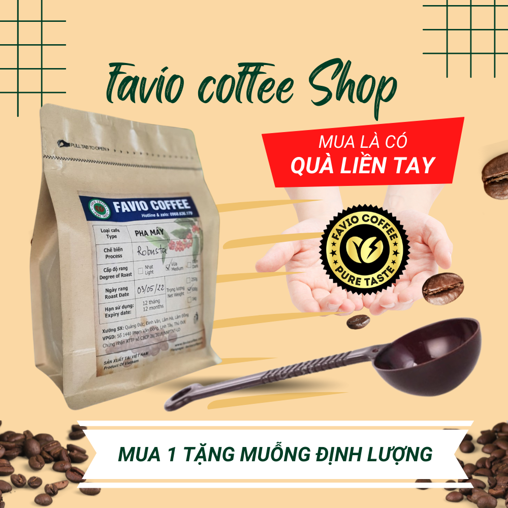 Cà phê special mix của favio coffee bột rang mộc đắng dịu - ảnh sản phẩm 2