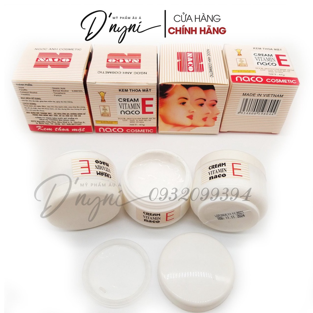 Kem Vitamin E NaCo 45g