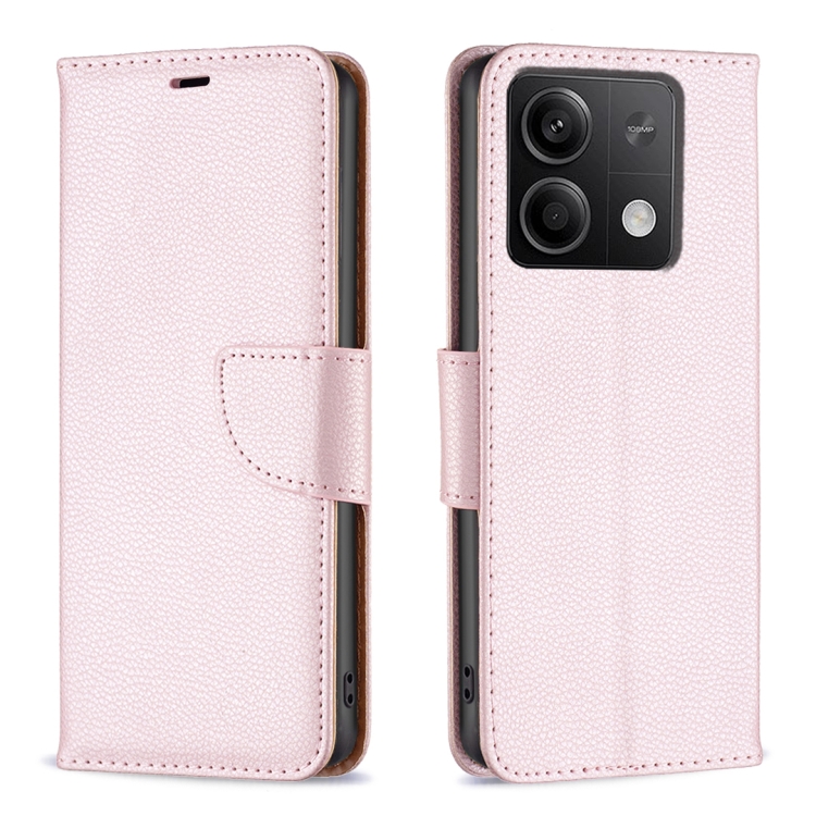 For Xiaomi Redmi Note 13 Litchi Texture Pure Color Leather Phone Case