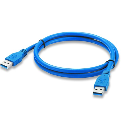 Cáp 2 Đầu USB Đực có chống nhiễu (Xanh) dài 1.5M