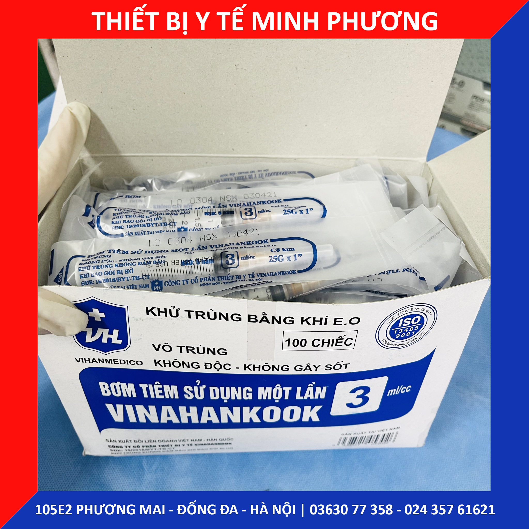 Bơm tiêm 1 lần Vinahankook