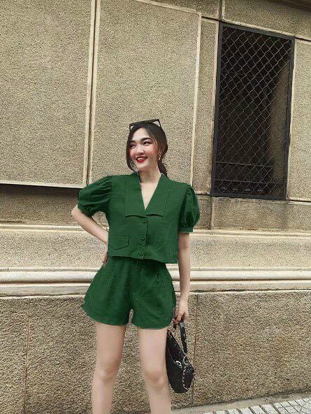 [HCM] Sét bộ vest kèm quần đùi siêu hot.